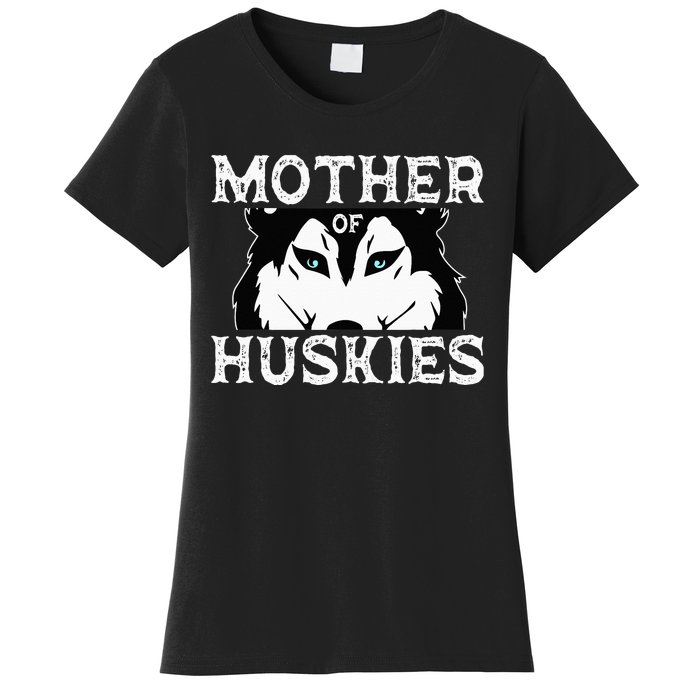 Siberian Husky Mom Fur Parent Dog Mother's Day Women's T-Shirt