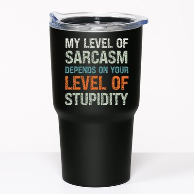 Sarcastic Humor My Level Of Sarcasm Funny Sarcastic Quote Tumbler