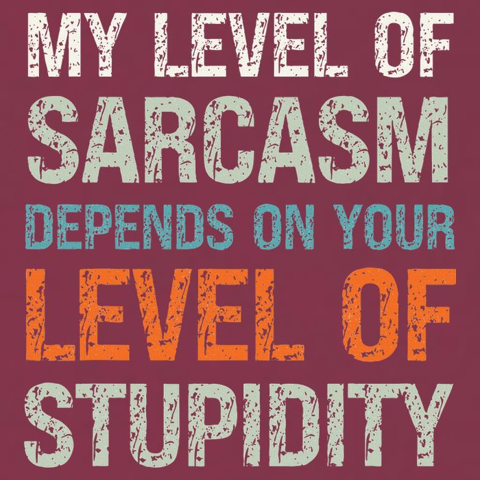 Sarcastic Humor My Level Of Sarcasm Funny Sarcastic Quote 16oz Travel Tumbler