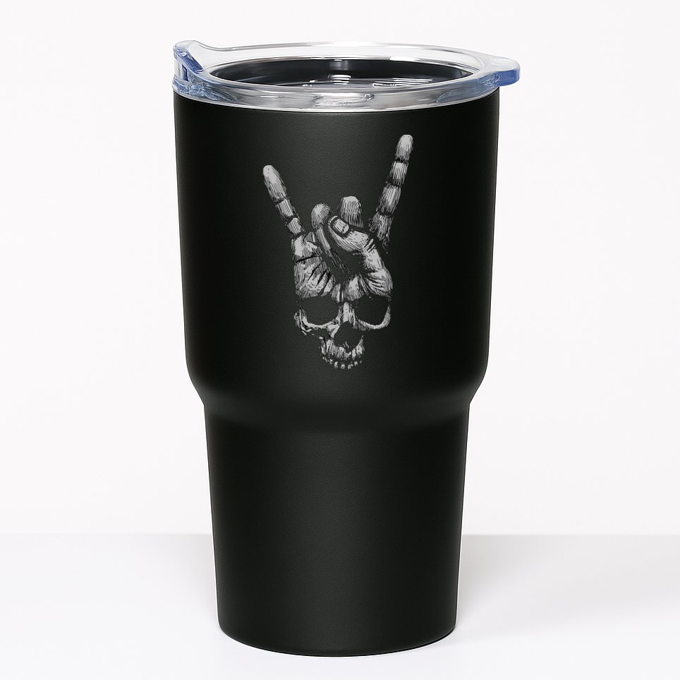 Skull Heavy Metal Tumbler