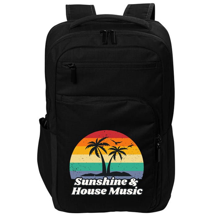 Sunshine & House Music For Raver Edm Impact Tech Backpack