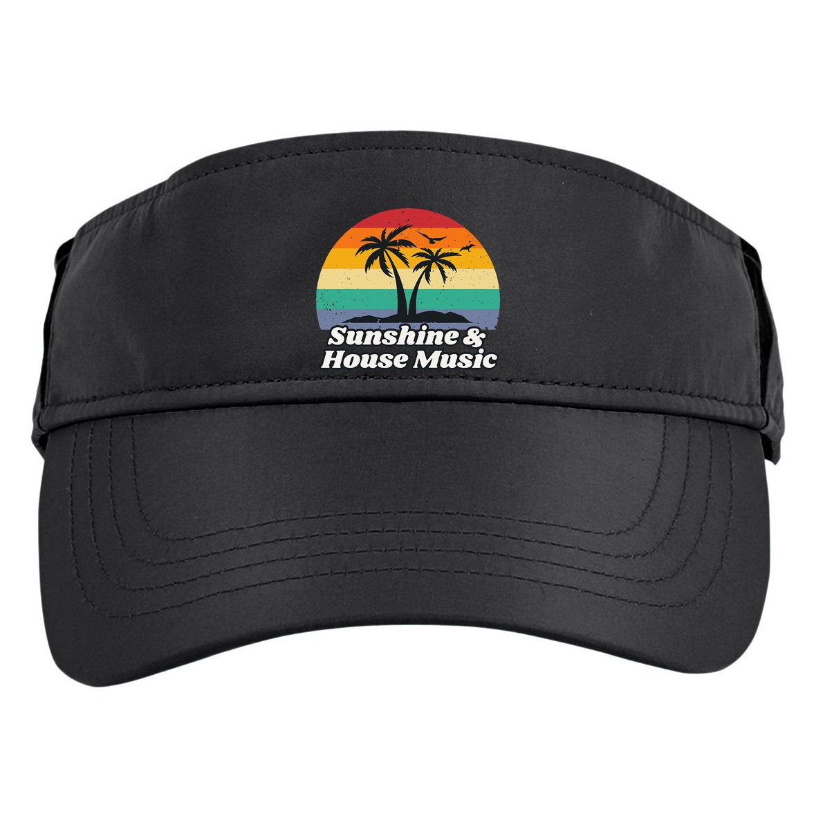 Sunshine & House Music For Raver Edm Adult Drive Performance Visor