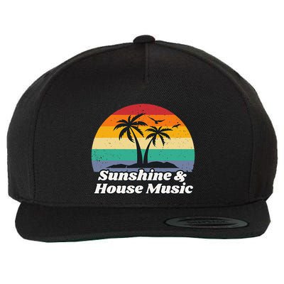 Sunshine & House Music For Raver Edm Wool Snapback Cap
