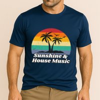 Sunshine & House Music For Raver Edm Cooling Performance Crew T-Shirt