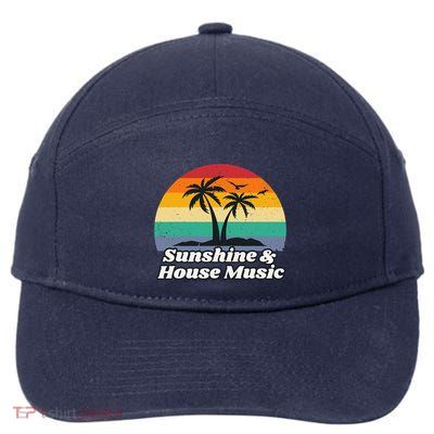 Sunshine & House Music For Raver Edm 7-Panel Snapback Hat