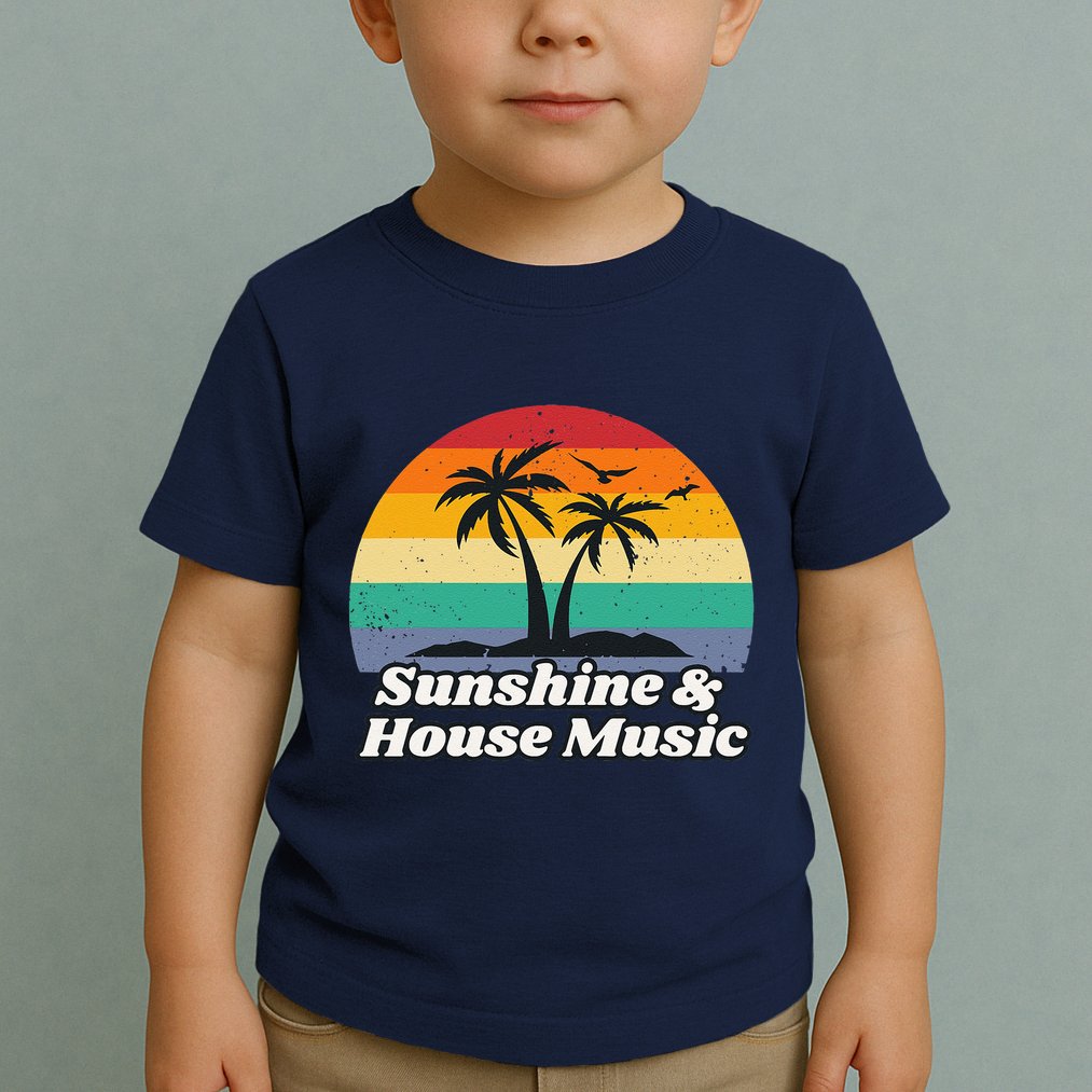Sunshine & House Music For Raver Edm Toddler T-Shirt