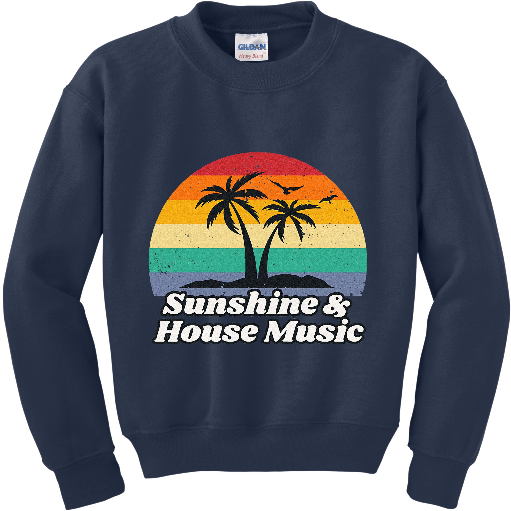 Sunshine & House Music For Raver Edm Kids Sweatshirt