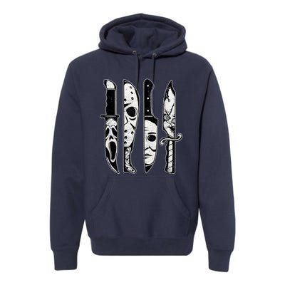 Scary Horror Movies Halloween Costume Gift Premium Hoodie