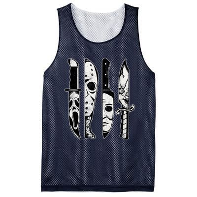 Scary Horror Movies Halloween Costume Gift Mesh Reversible Basketball Jersey Tank