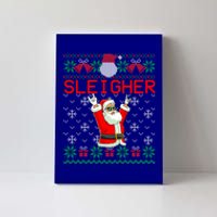 Sleigher Heavy Metal Music Hail Santa Ugly Christmas Sweater Funny Gift Canvas