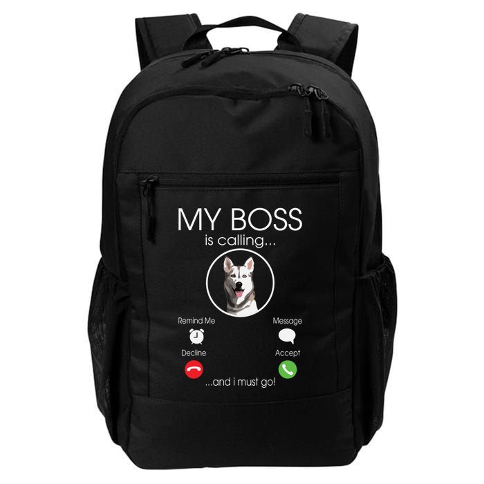 Siberian Husky My Boss Backpack