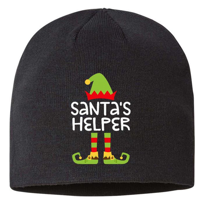 SantaS Helper Matching Christmas Elf Sustainable Beanie