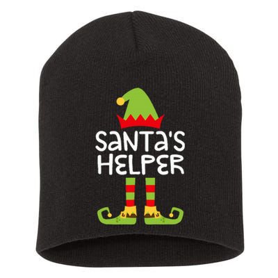 SantaS Helper Matching Christmas Elf Short Acrylic Beanie