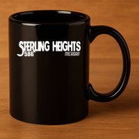 Sterling Heights Michigan 586 11oz C Handle Ceramic Mug