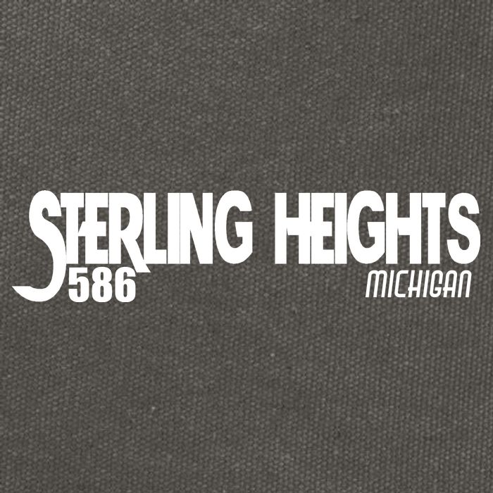 Sterling Heights Michigan 586 Cotton Canvas Backpack