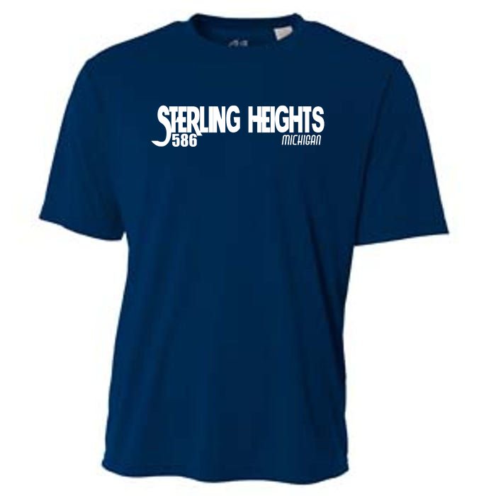 Sterling Heights Michigan 586 Cooling Performance Crew T-Shirt