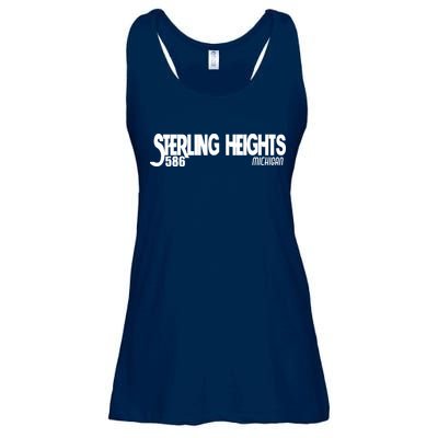 Sterling Heights Michigan 586 Ladies Essential Flowy Tank