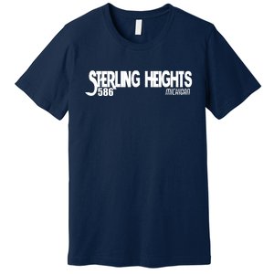 Sterling Heights Michigan 586 Premium T-Shirt