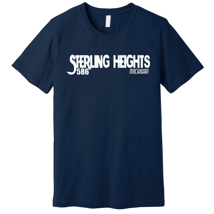 Sterling Heights Michigan 586 Premium T-Shirt