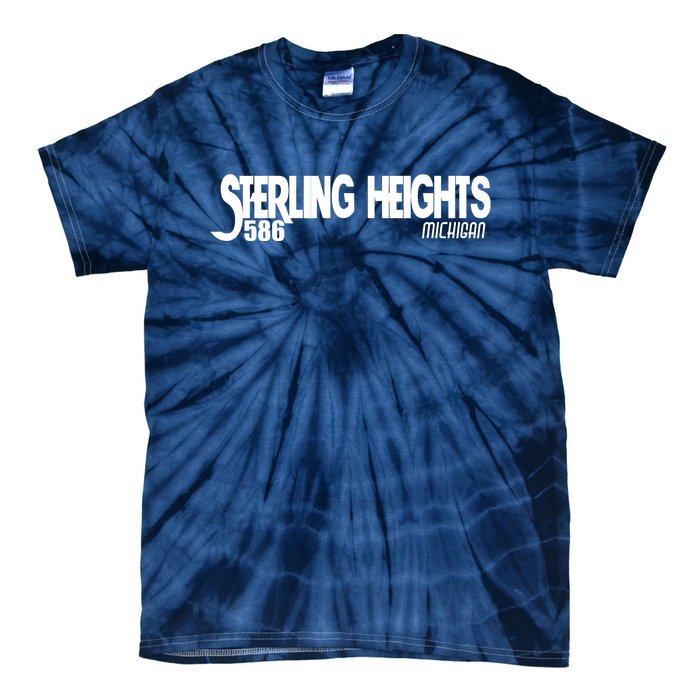 Sterling Heights Michigan 586 Tie-Dye T-Shirt