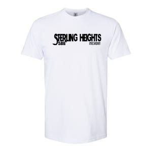 Sterling Heights Michigan 586 Softstyle CVC T-Shirt