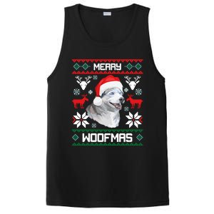 Siberian Husky Merry Woofmas Gift For Christmas Clothes Xmas Gift PosiCharge Competitor Tank