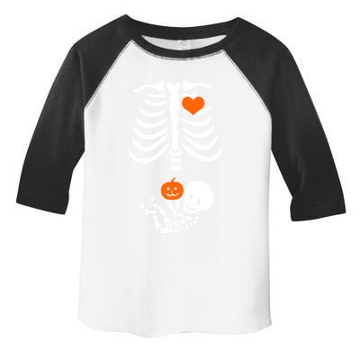 Skeleton Halloween Maternity Funny Pregnancy Announcet Gift Toddler Fine Jersey T-Shirt