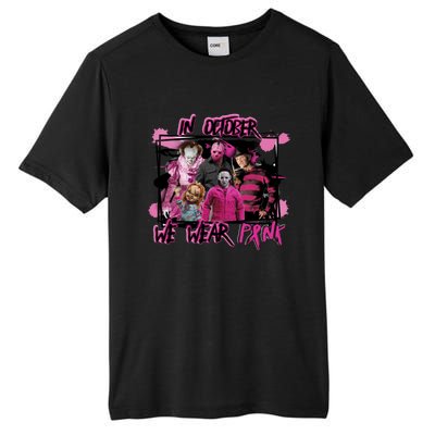 Scary Horror Movie Halloween Characters Breast Cancer Pink Tall Fusion ChromaSoft Performance T-Shirt