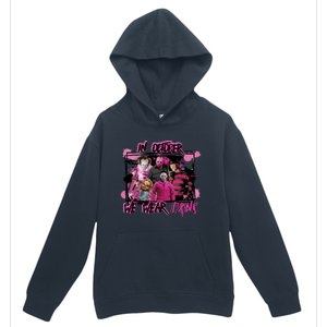 Scary Horror Movie Halloween Characters Breast Cancer Pink Urban Pullover Hoodie