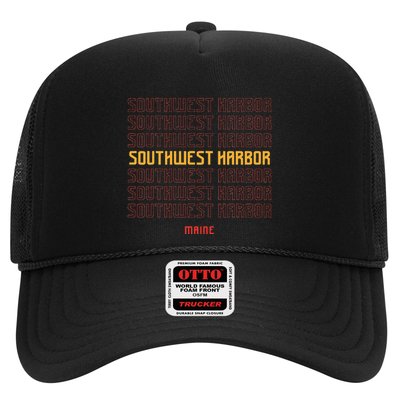 Southwest Harbor Maine Trucker Hat