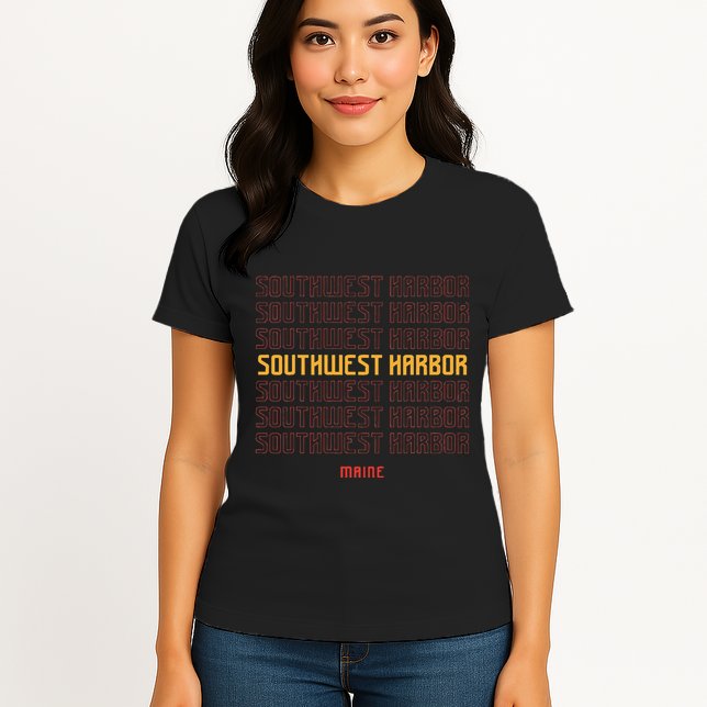 Southwest Harbor Maine Womens T-Shirt