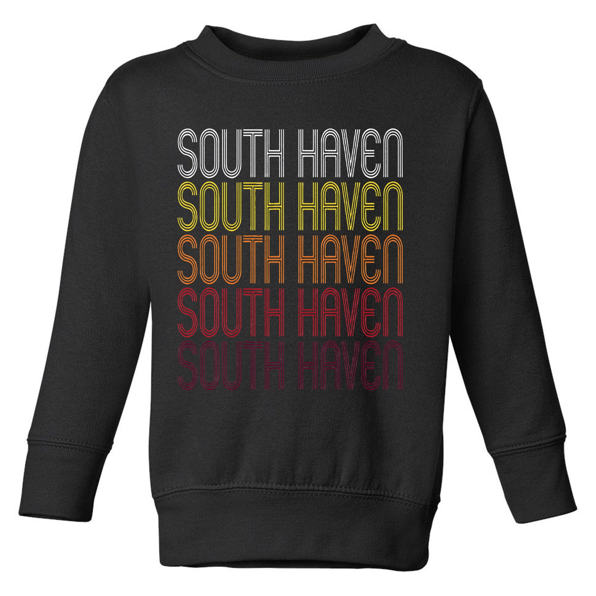 South Haven Mi Vintage Style Michigan Toddler Sweatshirt
