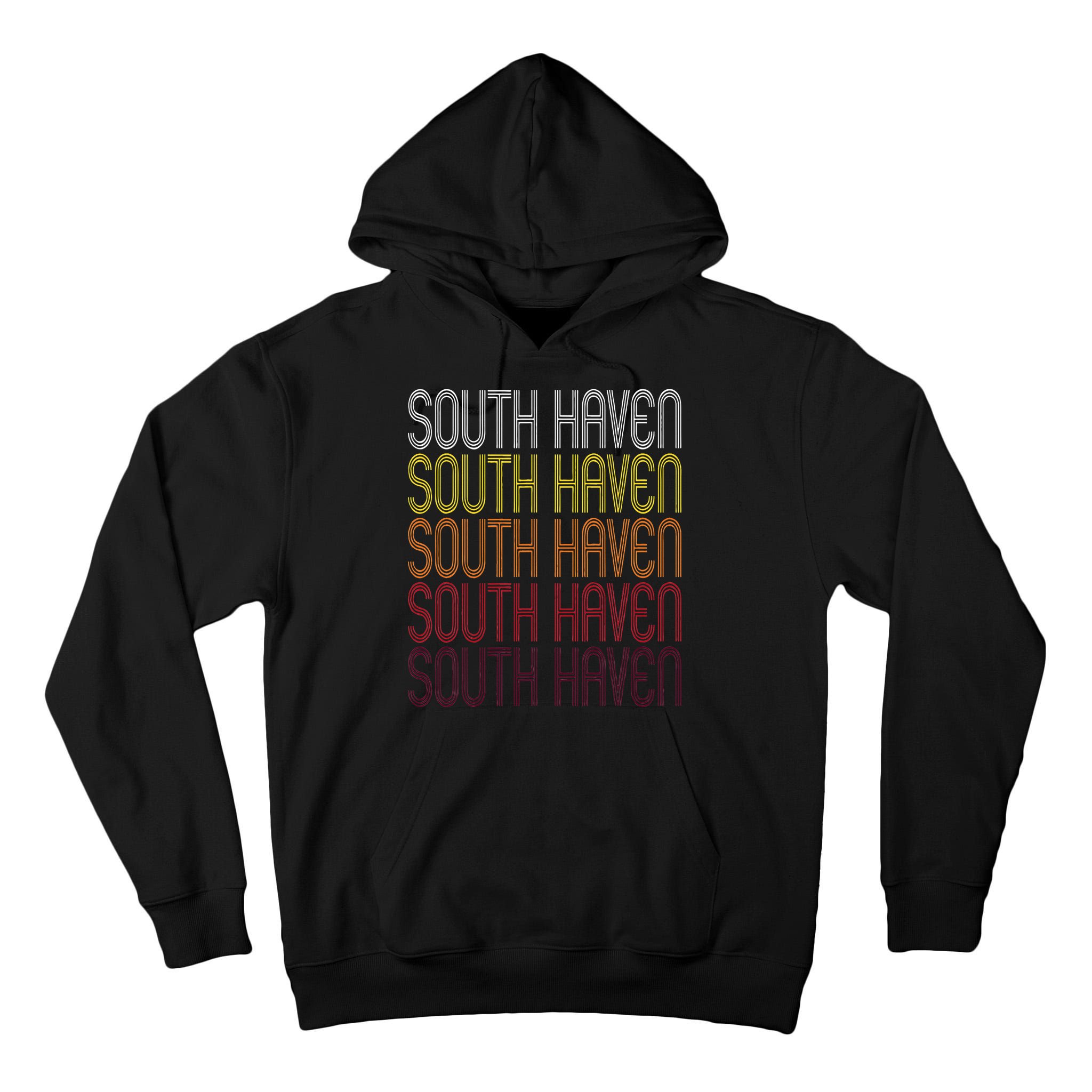 South Haven Mi Vintage Style Michigan Tall Hoodie