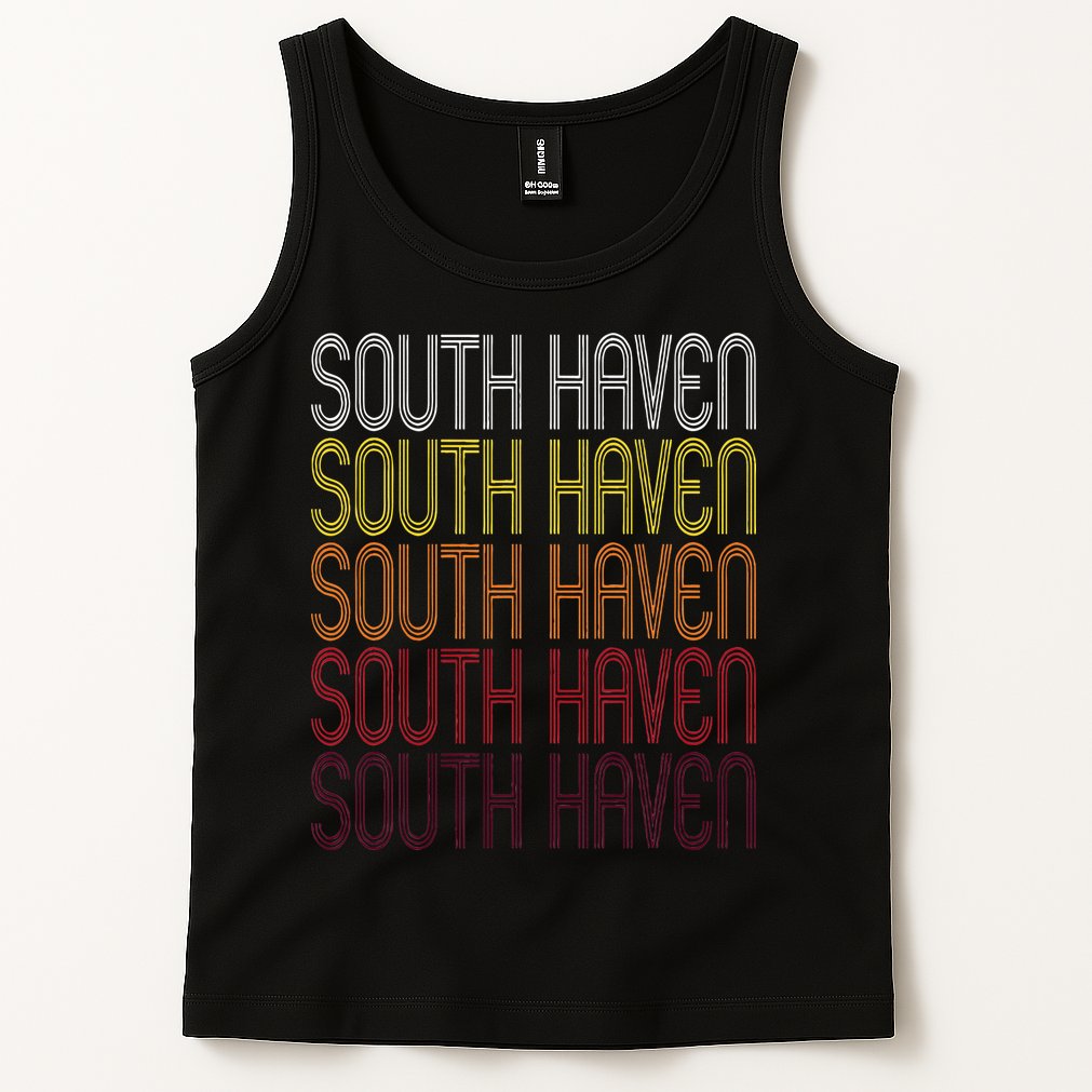 South Haven Mi Vintage Style Michigan Tank Top