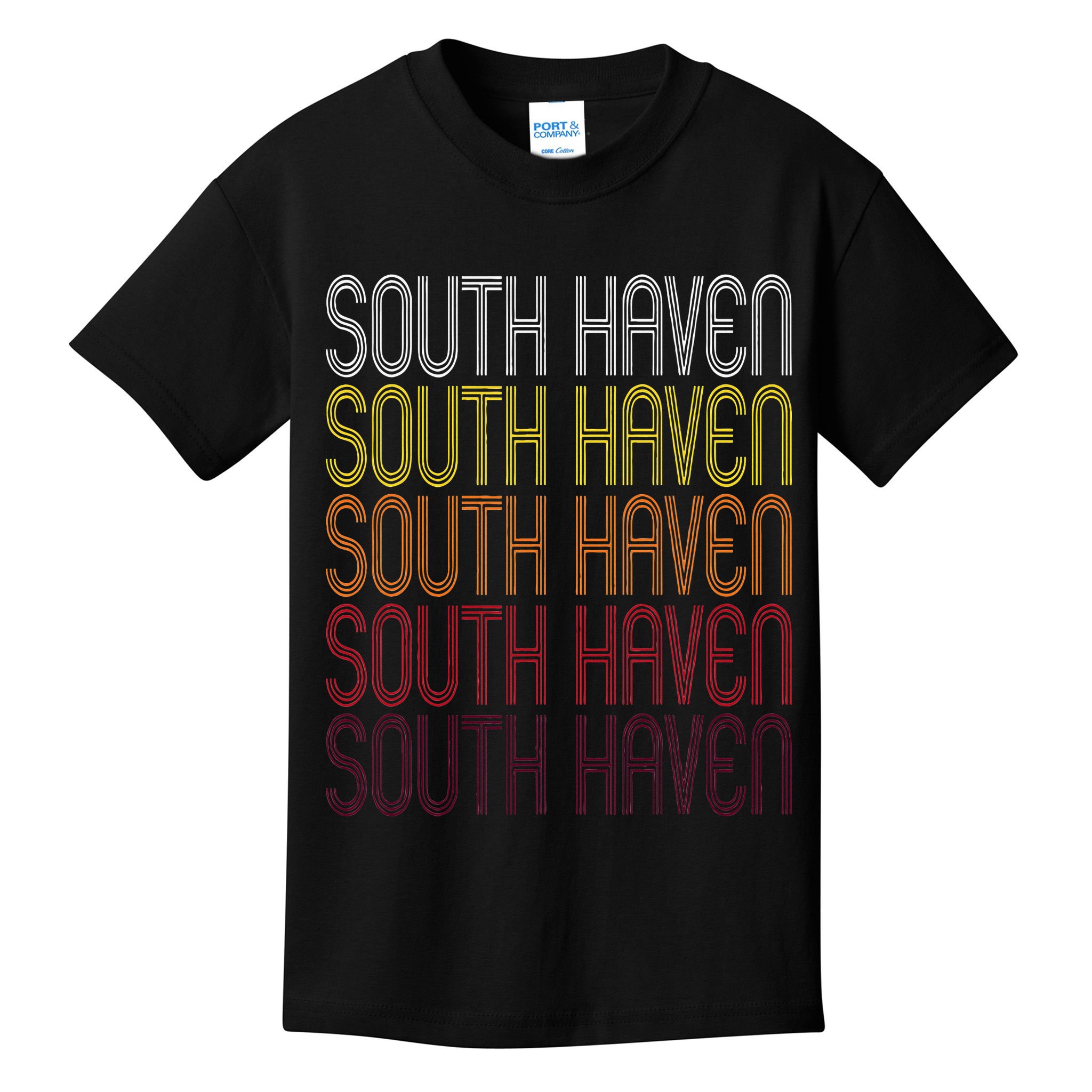 South Haven Mi Vintage Style Michigan Kids T-Shirt
