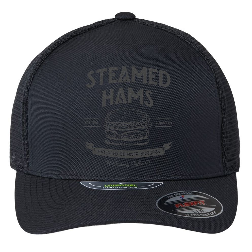 Steamed Hams Meme Flexfit Unipanel Trucker Cap
