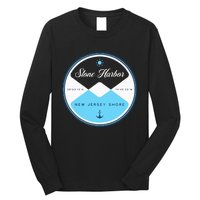 Stone Harbor New Jersey Nj Circle Graphic Long Sleeve Shirt