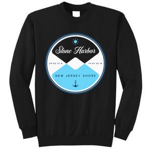 Stone Harbor New Jersey Nj Circle Graphic Sweatshirt