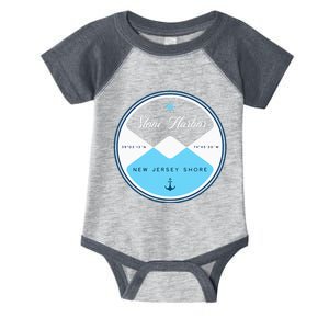 Stone Harbor New Jersey Nj Circle Graphic Infant Baby Jersey Bodysuit