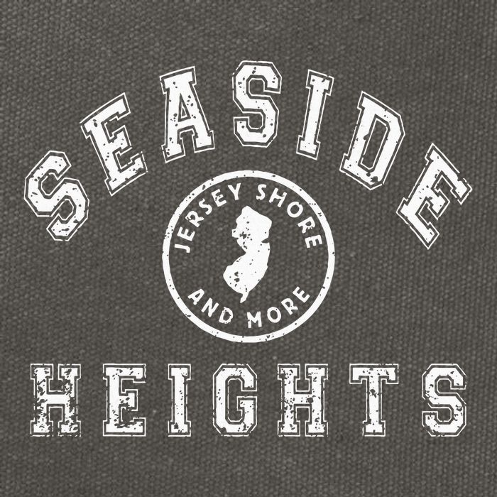 Seaside Heights Nj Jersey New Jersey Cotton Canvas Backpack