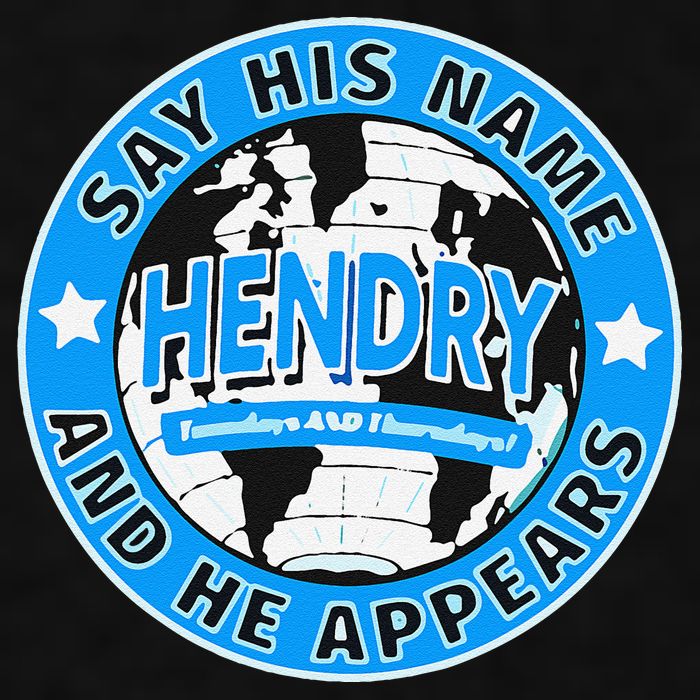 Say His Name And He Appears Joe Hendry Ladies PosiCharge Tri-Blend Wicking Tank