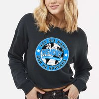 Say His Name And He Appears Joe Hendry Cropped Pullover Crew