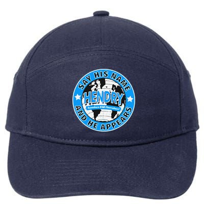 Say His Name And He Appears Joe Hendry 7-Panel Snapback Hat