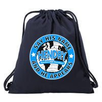 Say His Name And He Appears Joe Hendry Drawstring Bag
