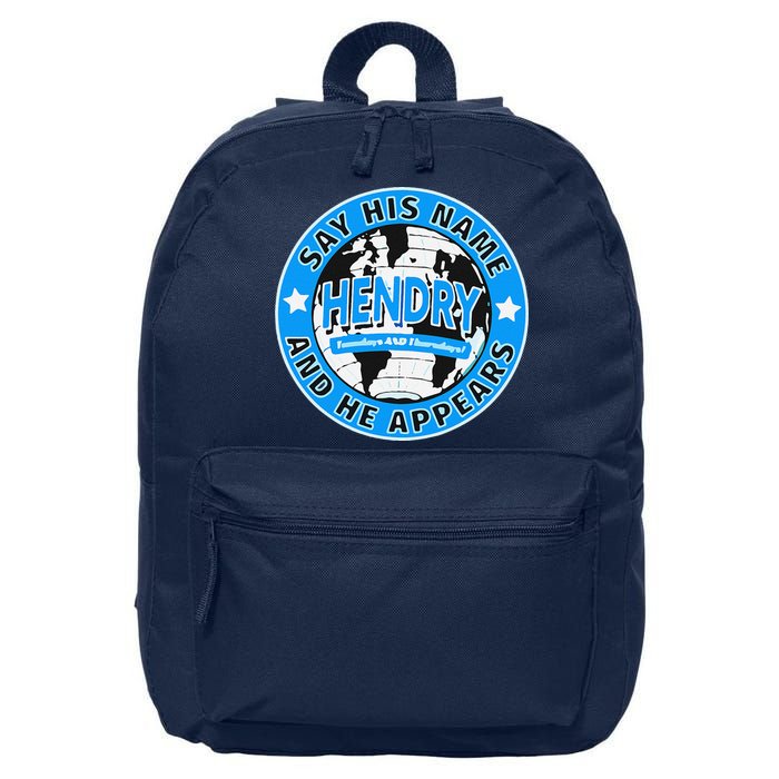 Say His Name And He Appears Joe Hendry 16 in Basic Backpack