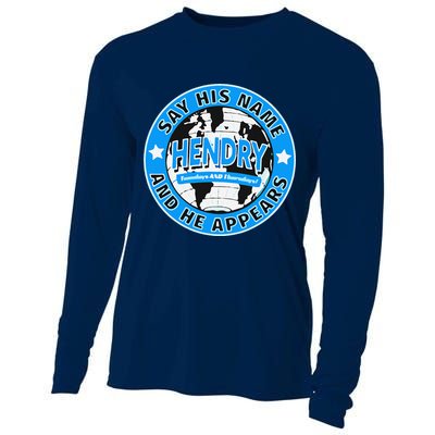 Say His Name And He Appears Joe Hendry Cooling Performance Long Sleeve Crew