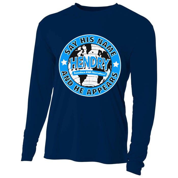 Say His Name And He Appears Joe Hendry Cooling Performance Long Sleeve Crew