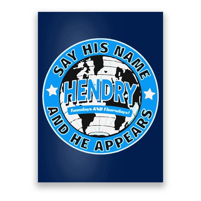 Say His Name And He Appears Joe Hendry Poster