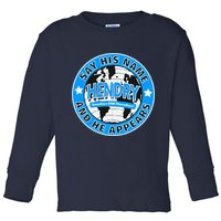 Say His Name And He Appears Joe Hendry Toddler Long Sleeve Shirt