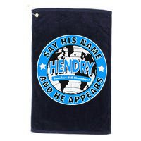 Say His Name And He Appears Joe Hendry Golf Towel
